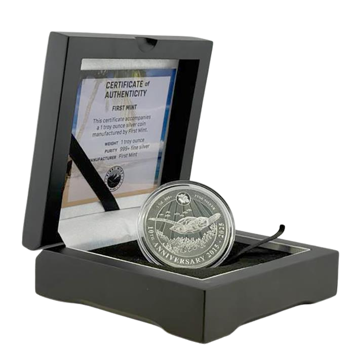 Maui Songwriters 1 oz Silver Round with display case