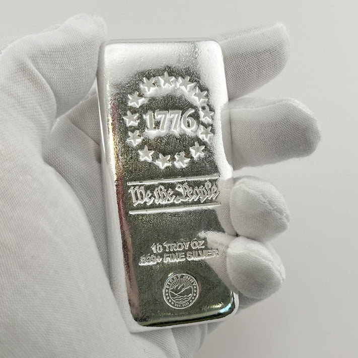 10 oz Silver Cast Freedom Bar