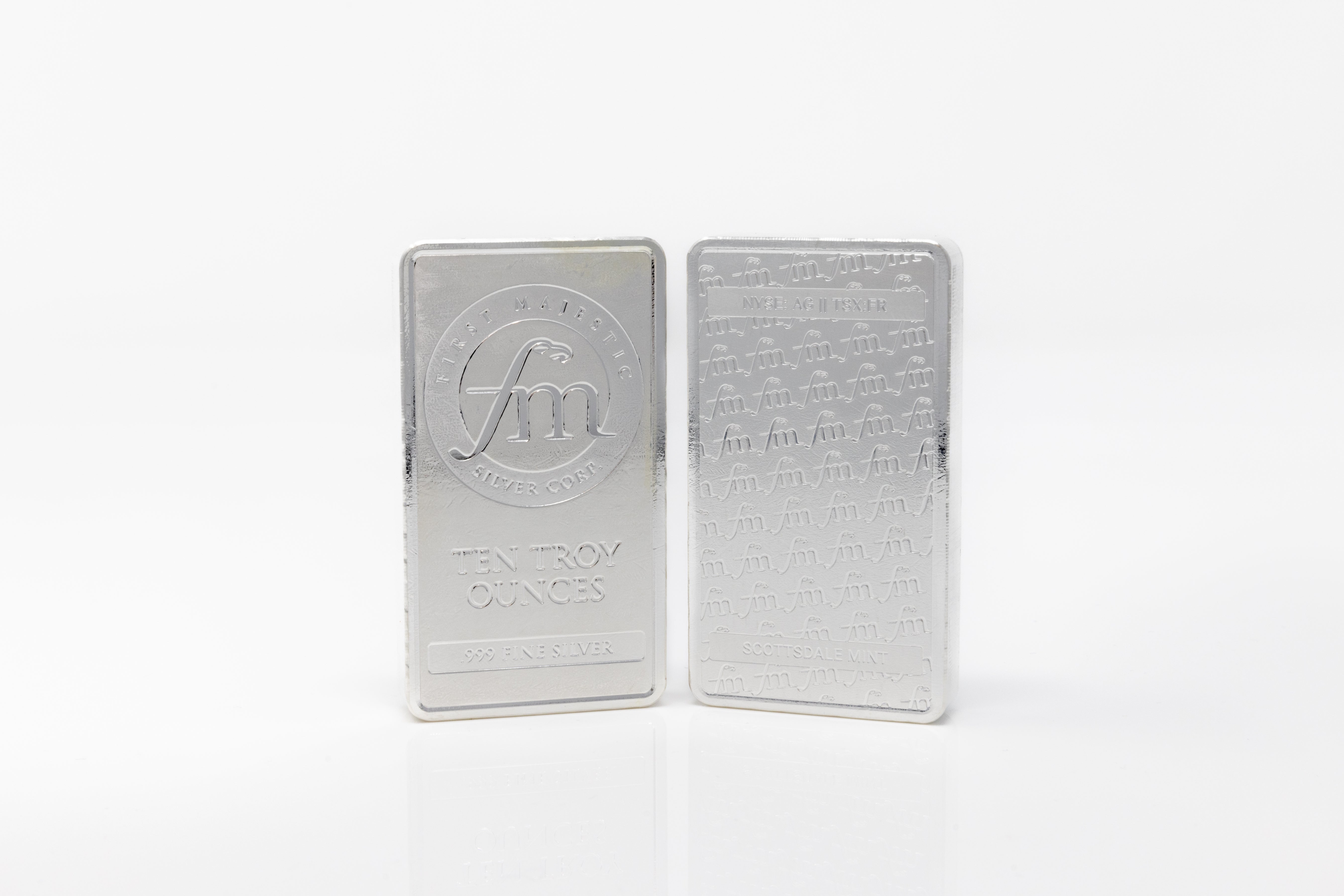 First Majestic 10 oz Silver Bar