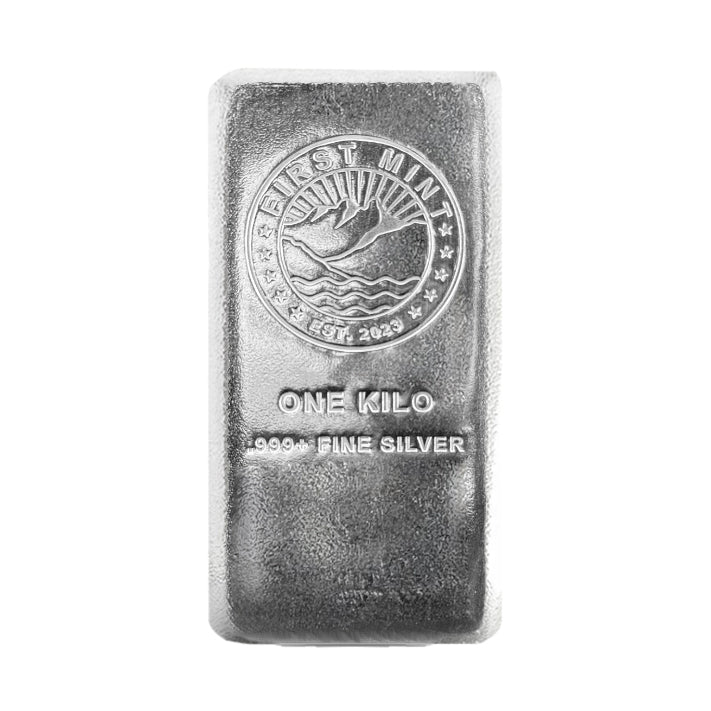1 Kilo Silver Cast Bar
