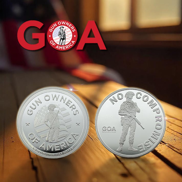 Gun Owners of America 1 oz silver round