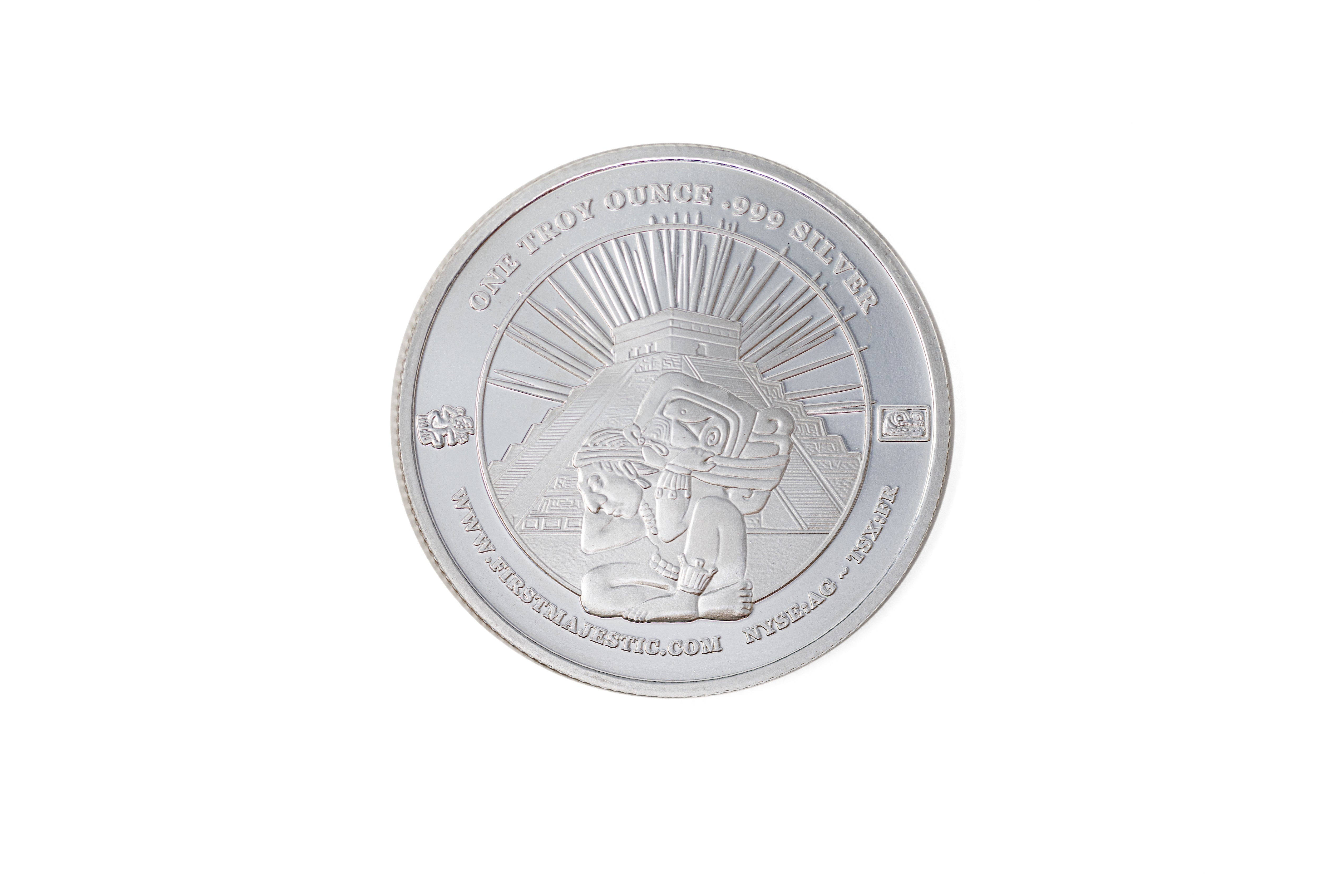 First Majestic 1 oz Silver Rounds (tube of 20)