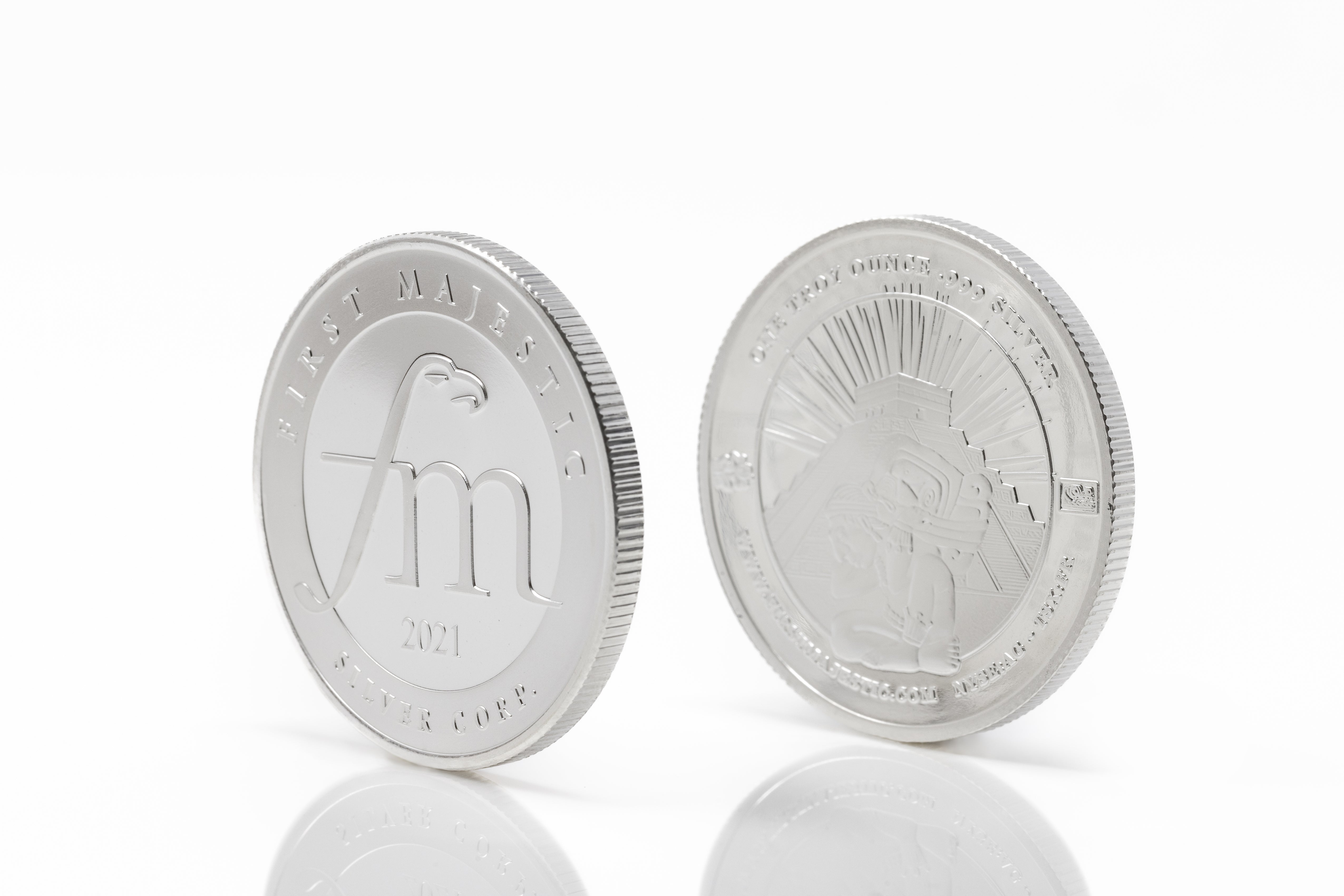 First Majestic 1 oz Silver Rounds (tube of 20)