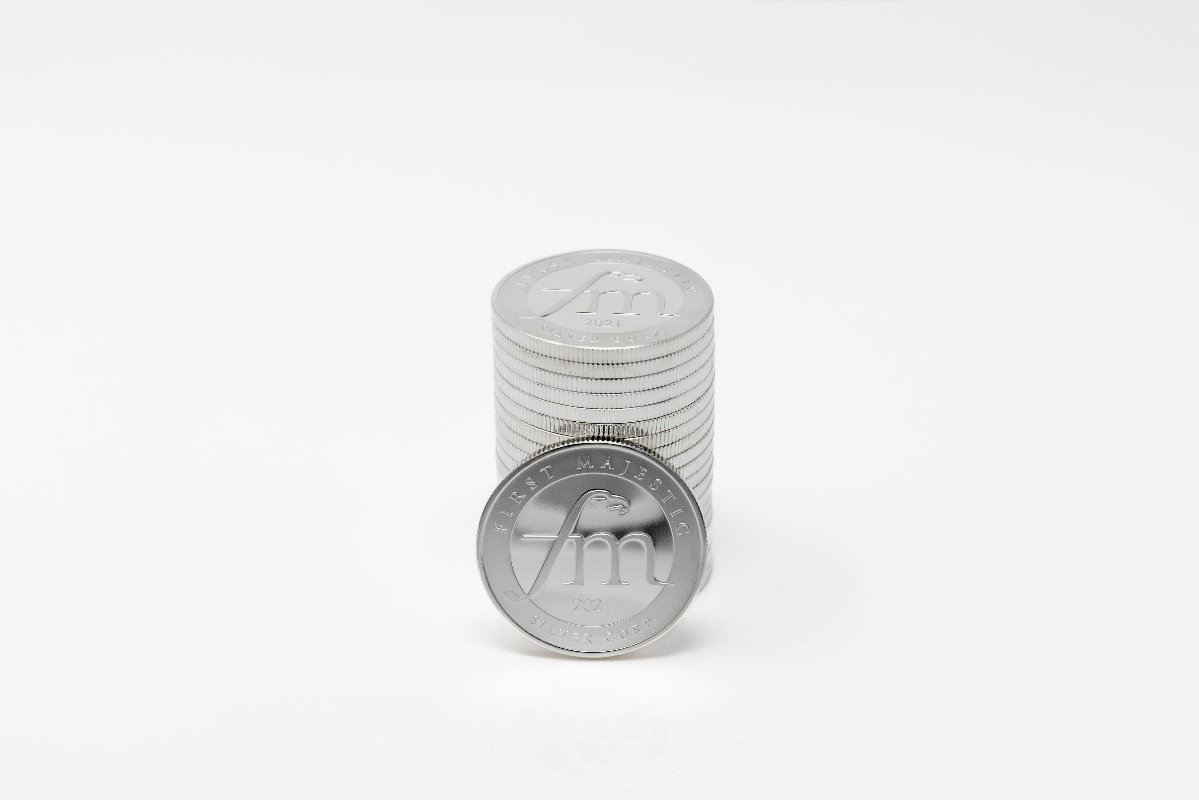 First Majestic 1 oz Silver Rounds (tube of 20)