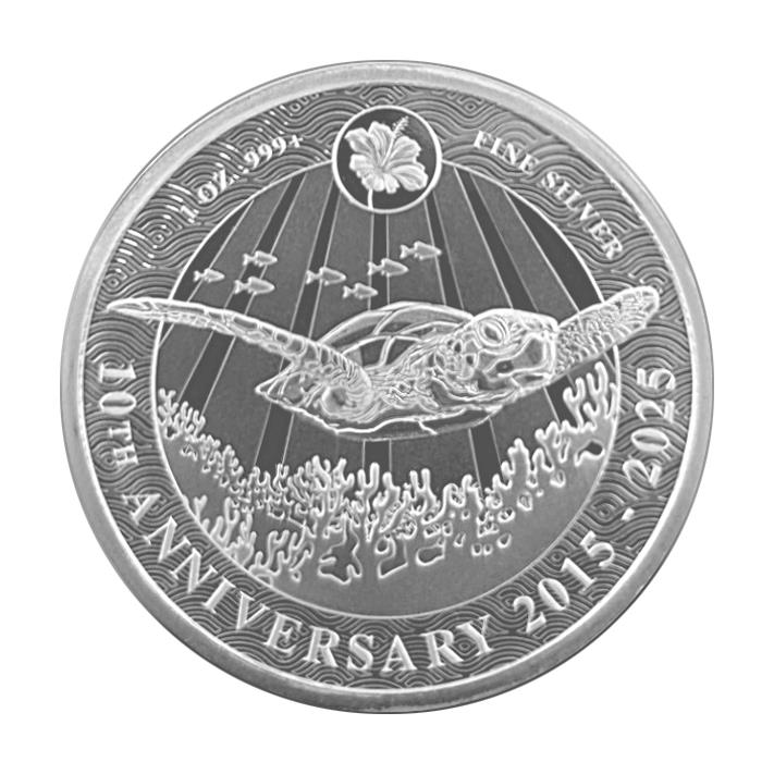 Maui Songwriters 1 oz Silver Round with display case