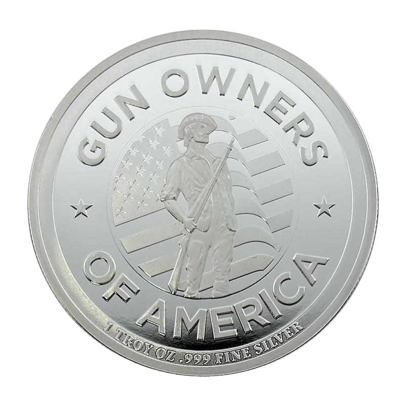 Gun Owners of America 1 oz silver round