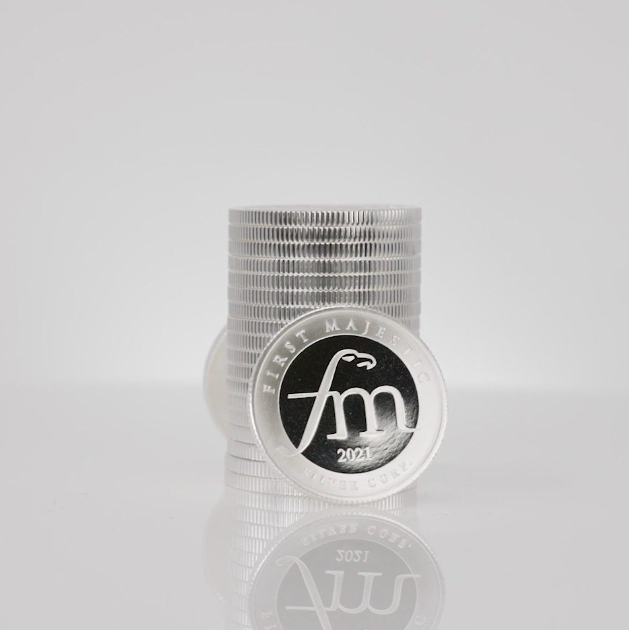 First Majestic 1/2 oz Silver Rounds (tube of 20)