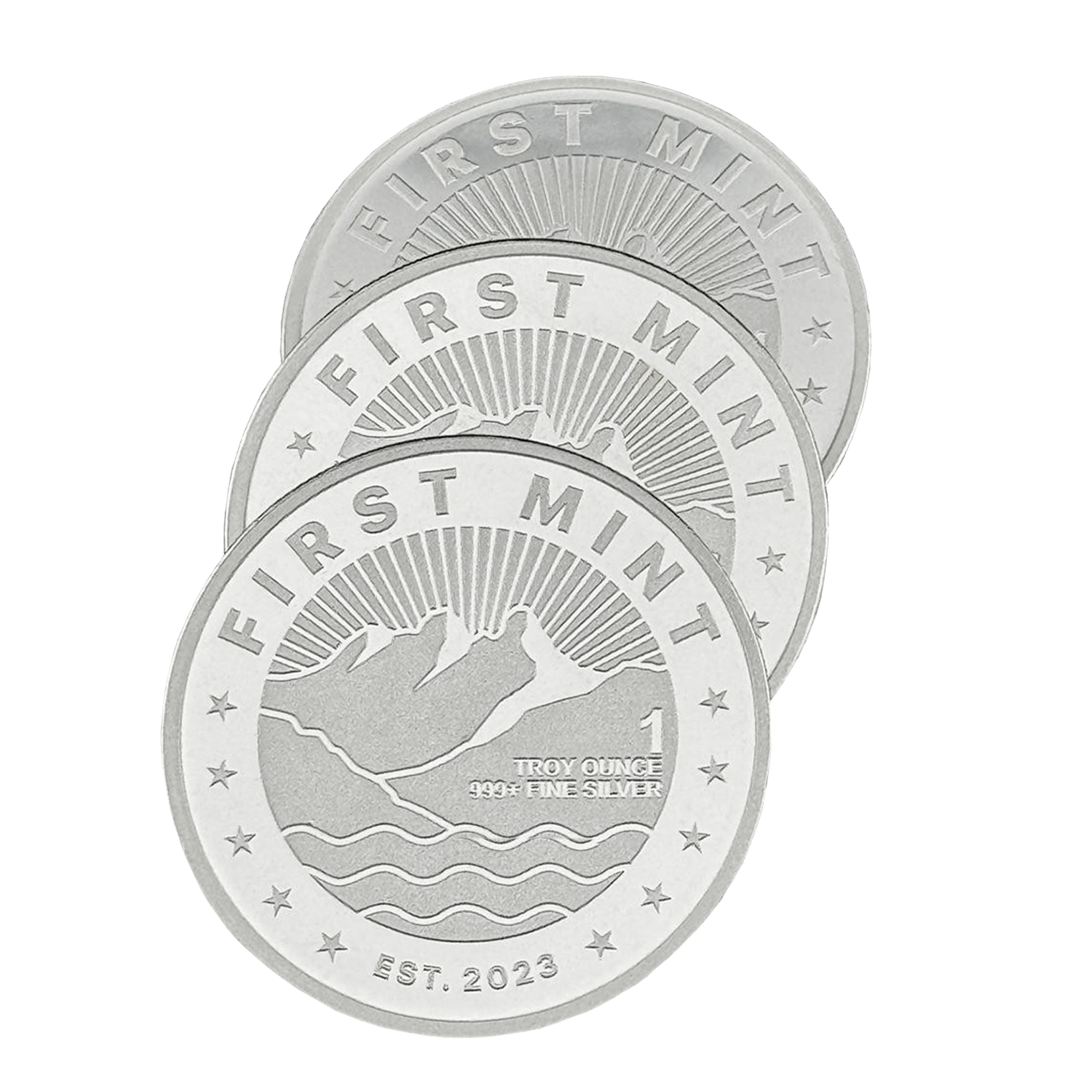 First Mint - 20th Anniversary 1 oz Silver Round - Individual (capsule)