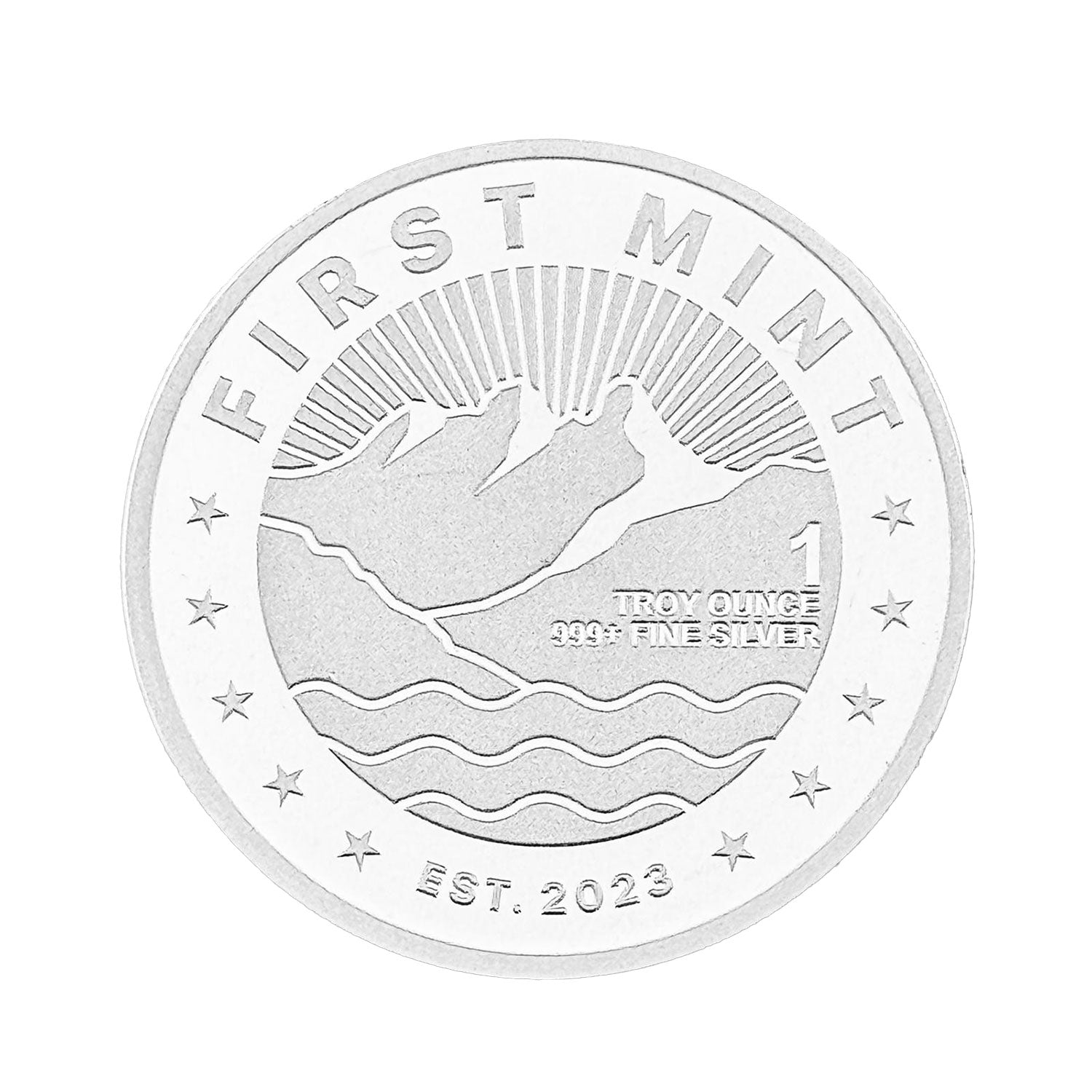 First Mint - 20th Anniversary 1 oz Silver Round - Individual (capsule)