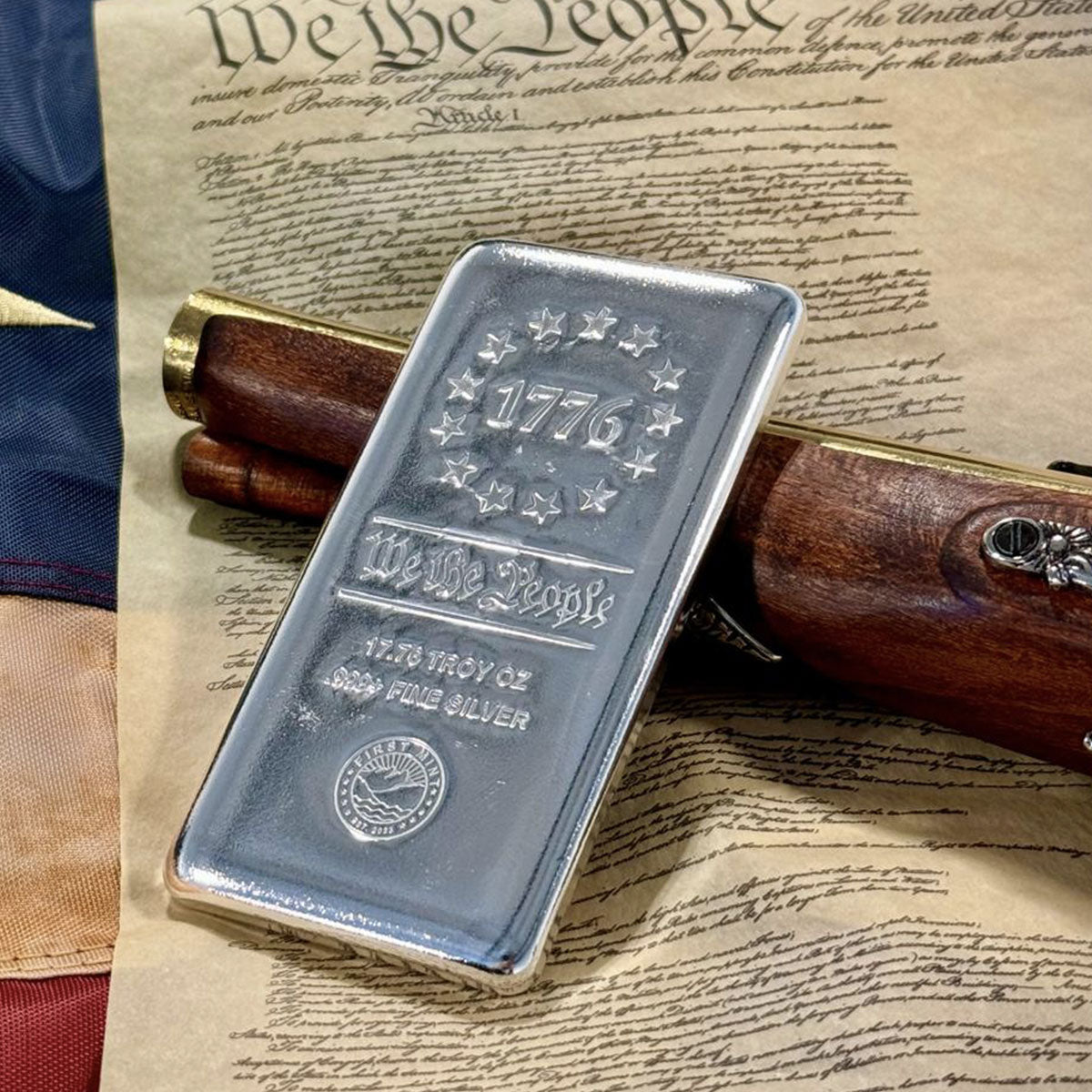 First Mint Silver Freedom Bar