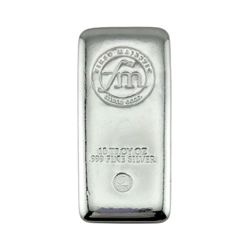 First Mint 10 oz Silver Bar