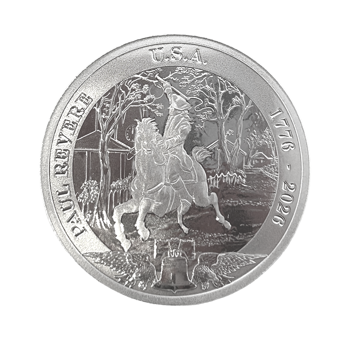 250 anniversary round - Paul Revere (Individual)