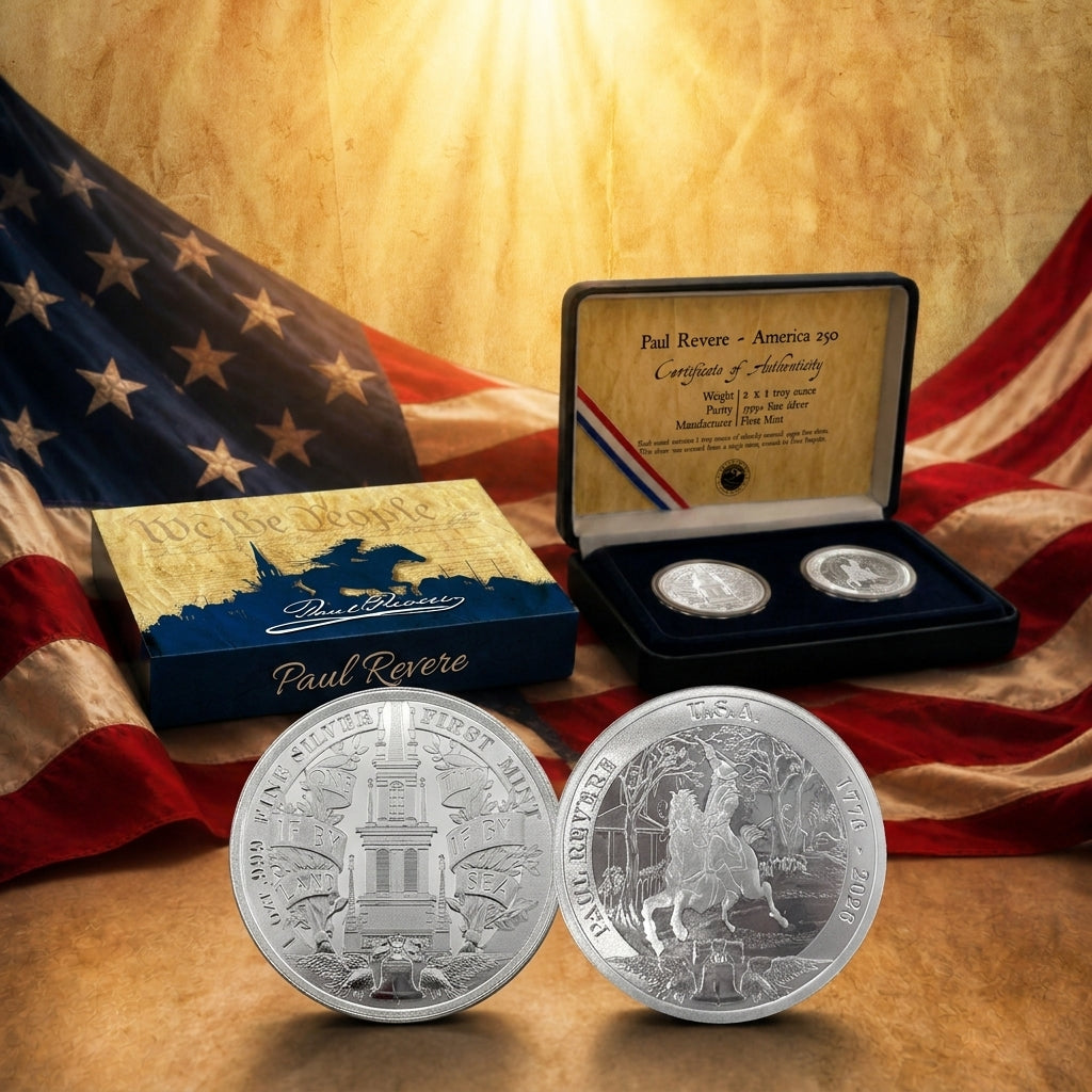 250 anniversary 2 round set - Paul Revere