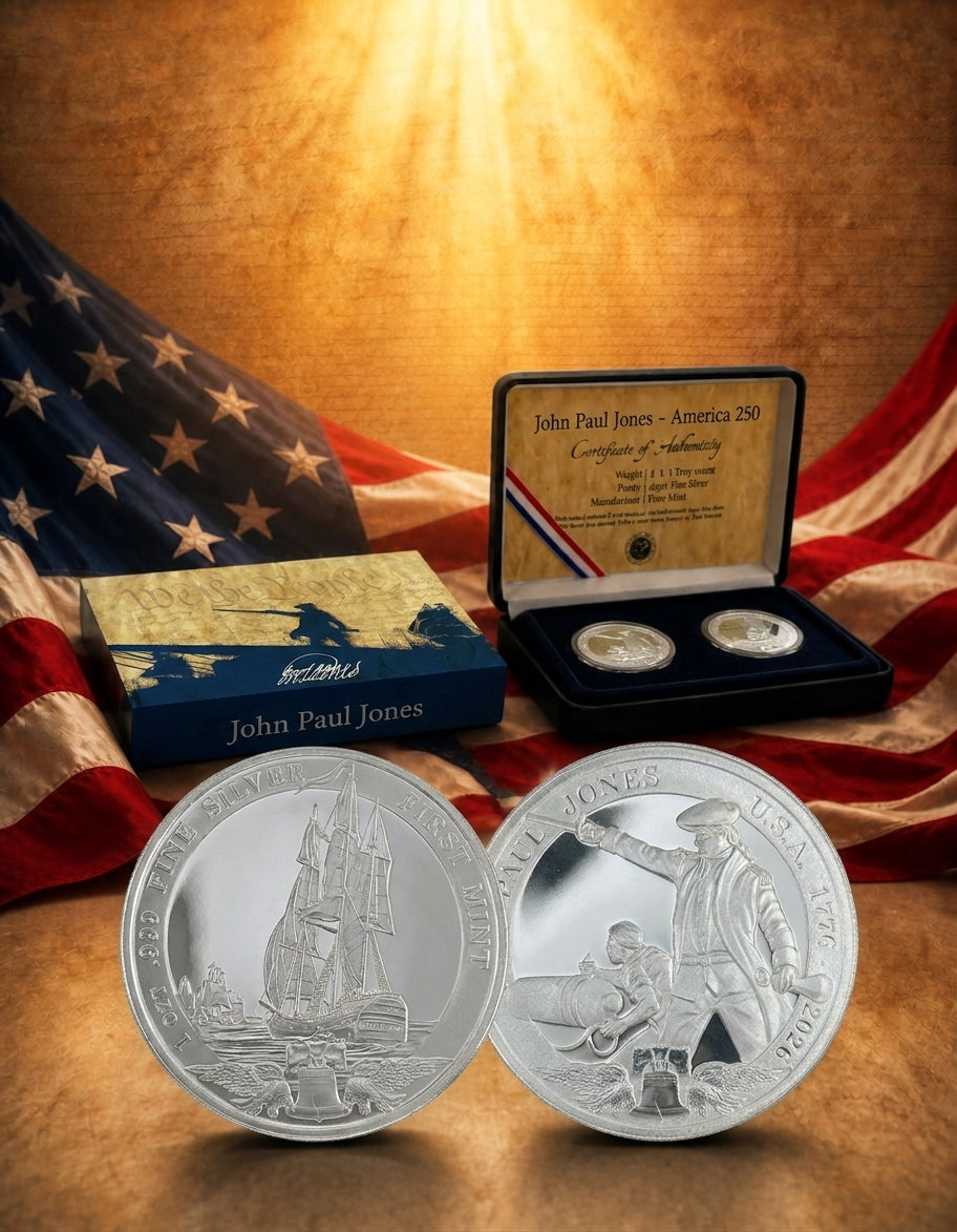250 anniversary 2 round set - John Paul Jones